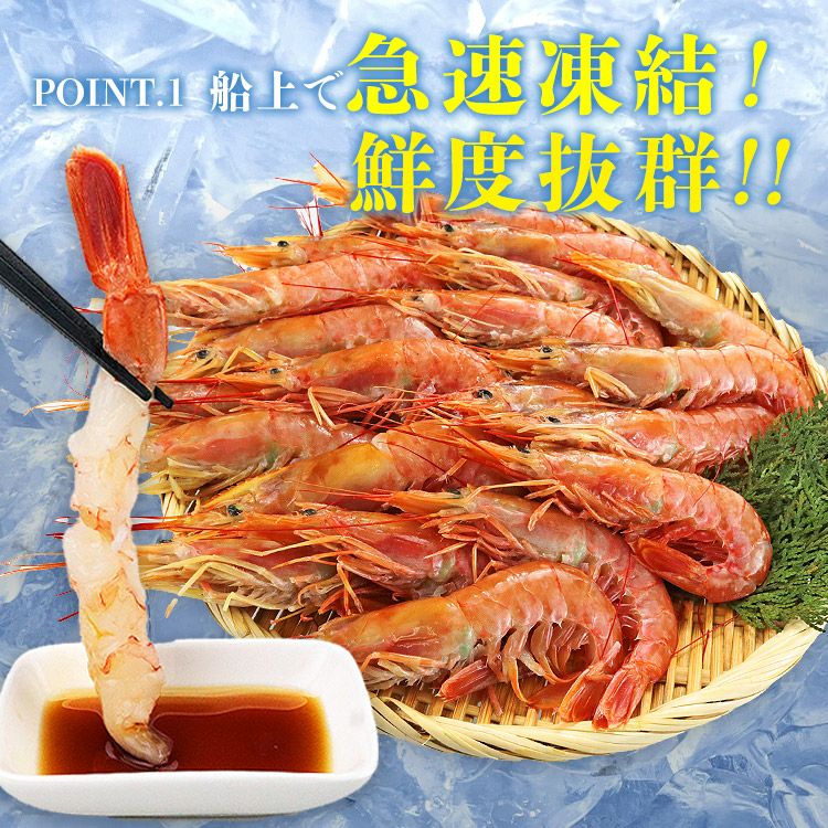 赤海老 アルゼンチン アカエビ 1kg エビ えび 船上凍結 殻付き | 食の
