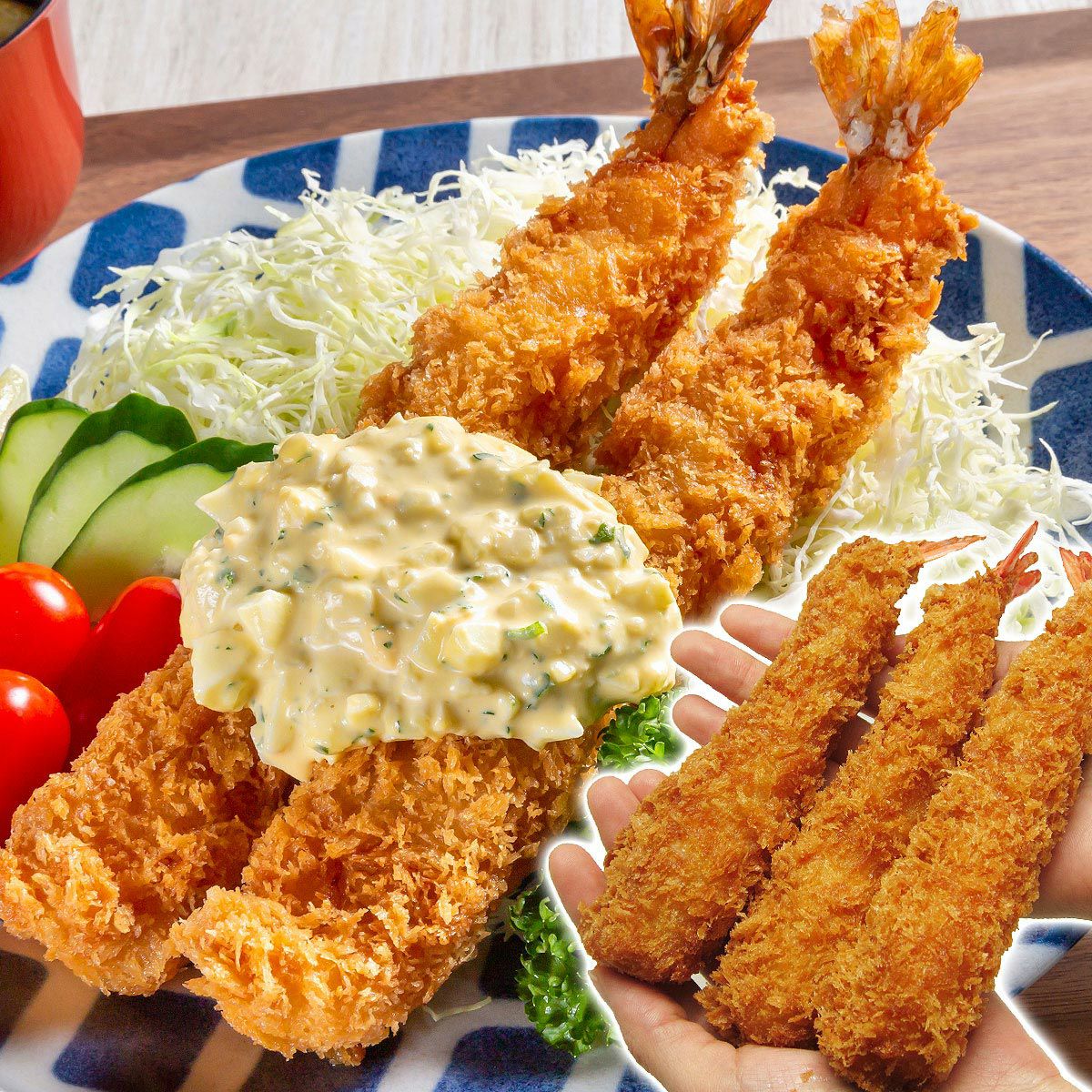 エビフライ 特大 10尾セット (5尾×2パック) 約620g 冷凍 ジャンボ 極太