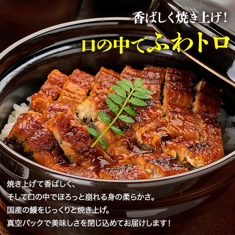 国産うなぎ 1尾 約150g 鰻 うなぎ ウナギ 蒲焼 かば焼き 土用丑 土用