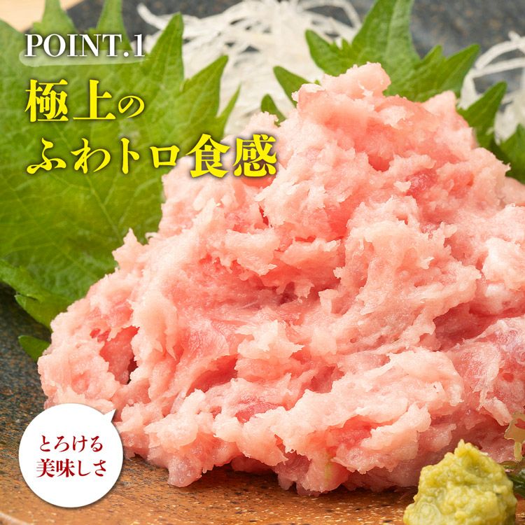 ねぎとろ 10人前 (1人前×10袋) 大盛り マグロ まぐろ たたき 送料無料