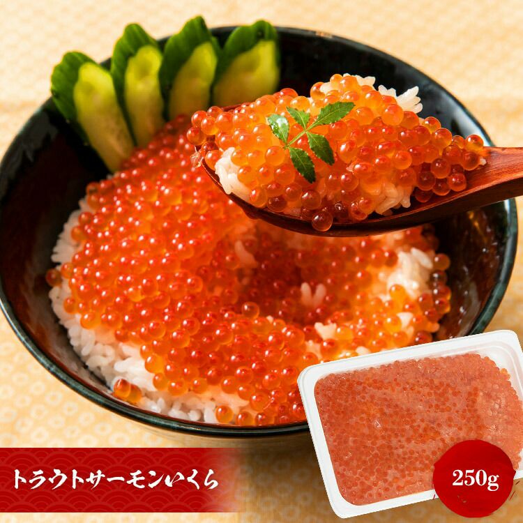 サーモン いくら セット 出汁漬けサーモン 400g トラウトサーモン 250g
